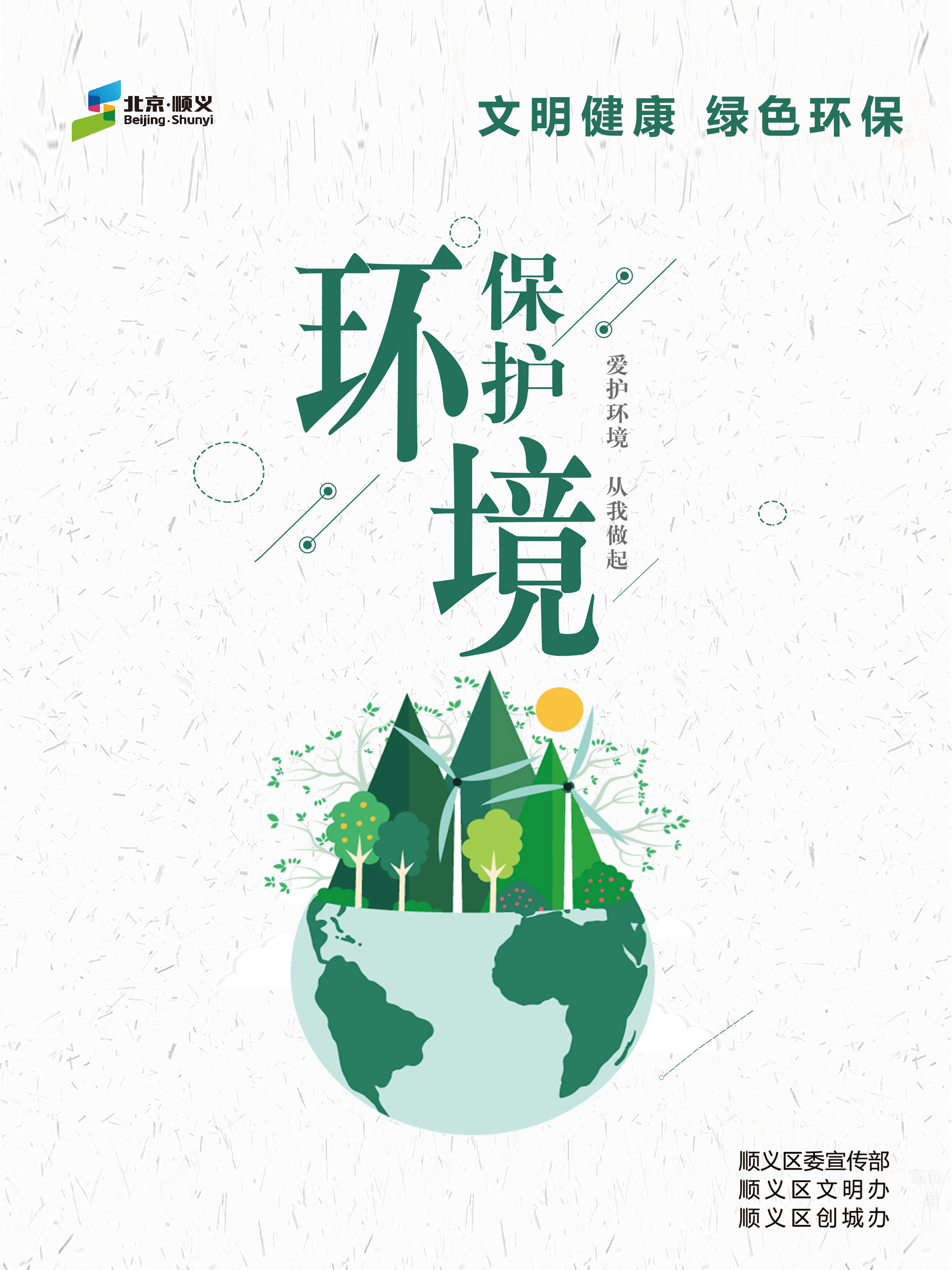 “环境保护”主题海报